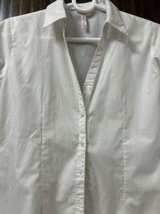 ‼️SALE‼️ White Formal Shirt  – Size M – Classic