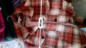For Lady Trendy Plaid Shacket