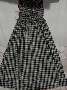Gingham Ruffle Dress