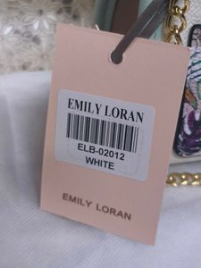EMILY LORAN MINI HAND BAG WITH GOLD CHAIN