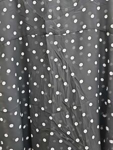 Polka dot sheer top