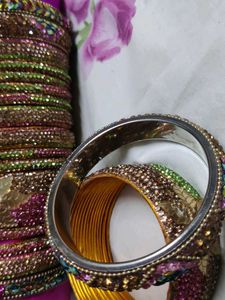 Sparkling Bangle Set 18pieces