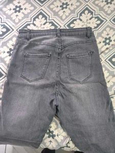 Grey Denim Jeans