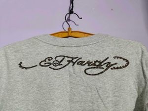 Ed Hardy grey Graphic Sweatshirt