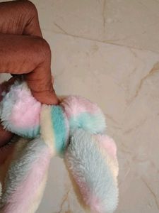 Fluffy Rainbow Headband