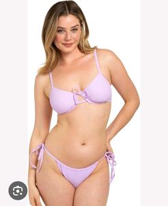 Cute Lavender Bikini Set