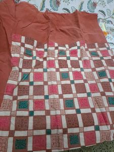 Heavy Casement Multicolour Bedsheet Without Pillow