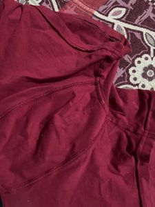 Maroon Trunk Underwear 2 time used