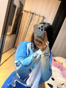Blue Ombre Ethnic Gown🦋🎀