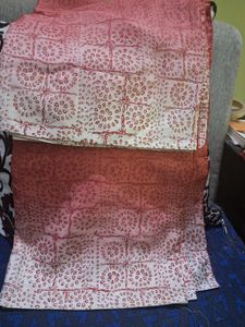 It Is A Double Shaded Printed Saree
