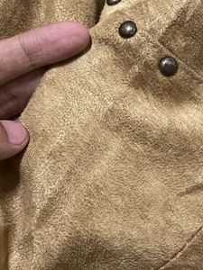 Y2k Studs Camel Suede Hobo Bag