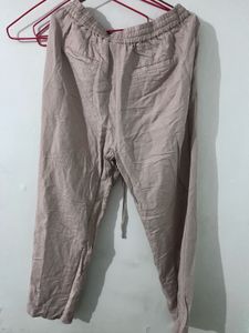 Lightweight Drawstring Linen Pants