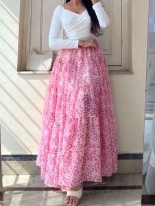 Bohemian Tiered Maxi Skirt