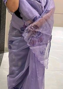 Elegant Lavender Saree