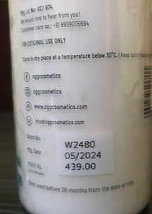CGG COSMETICS SALICYLIC ACID BODY LOTION