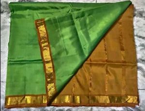 Green pure kanjeevaram silk saree