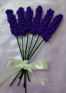 Set Of 6 Crochet Lavenders🪻 With Surprise Freebie