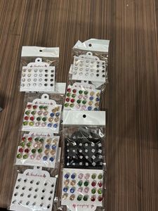 Assorted Stud Earrings Set 8 packets