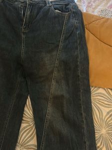washed vintage blue jeans