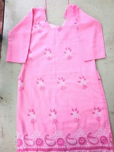 COMBO Chic Pink &amp; slate grey Kurtas - pack of 2