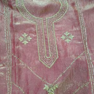 Elegant unstitched party, festive dress material,s