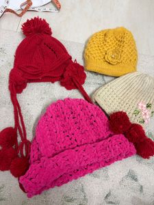 Bundle of Knitted Winter Hats