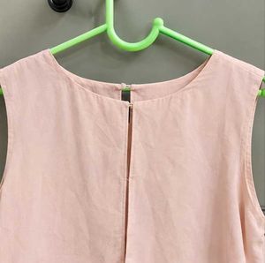 Elegant Pink Tiered Dress