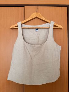 Linen Blend Tank Top