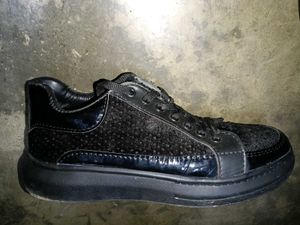 Black Velvet Sneakers for Womens