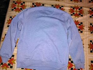 Max light blue embroidered sweatshirt
