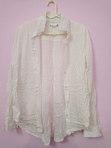 Classic White Button-Down Shirt