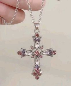 Sparkling Cross Pendant Necklace