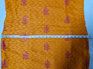 Mustard Yellow Kurti With Dupatta