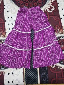 Purple Bandhani Print Dress