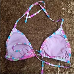 Colorful Striped Padded Bikini Top