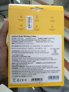 Realme Buds Wireless 3 Neo