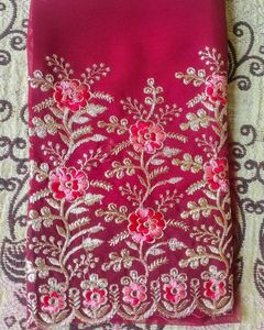 ❤️ nice red fancy saree
