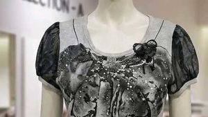 (1400)Women's Graphic Print Tunic Top
