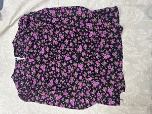 Floral Print Long Sleeve Top