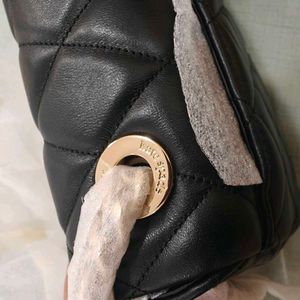 Kate Spade Quilted Black Leather Shoulder Bag