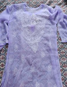 Free delivery 🚚 Real mirror Chickenkari kurta