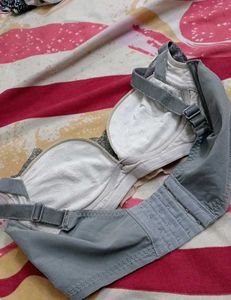 Comfortable Grey Bra