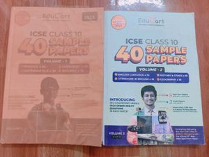 EDUCART icse Class Volume 1 And 2 Sample Paper
