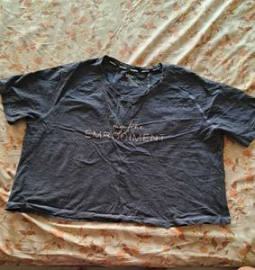HRX Oversized Crop Tshirt for women