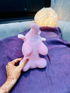 Cute Pink Elephant Plush Toy