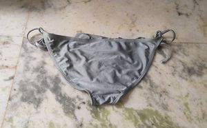 Satin Ruffle Bikini Bottom