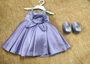 Lilac Party Dress with Matching Shoes