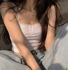 ⊹♡ White Ribbed Padded Camisole 🤍🎀