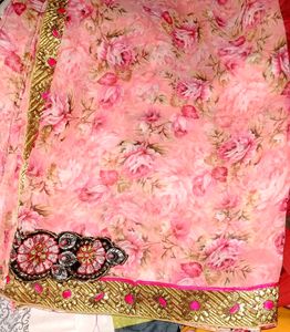 Pink Saree