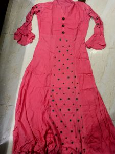 Heavy Pure Silk Gown Light Pink